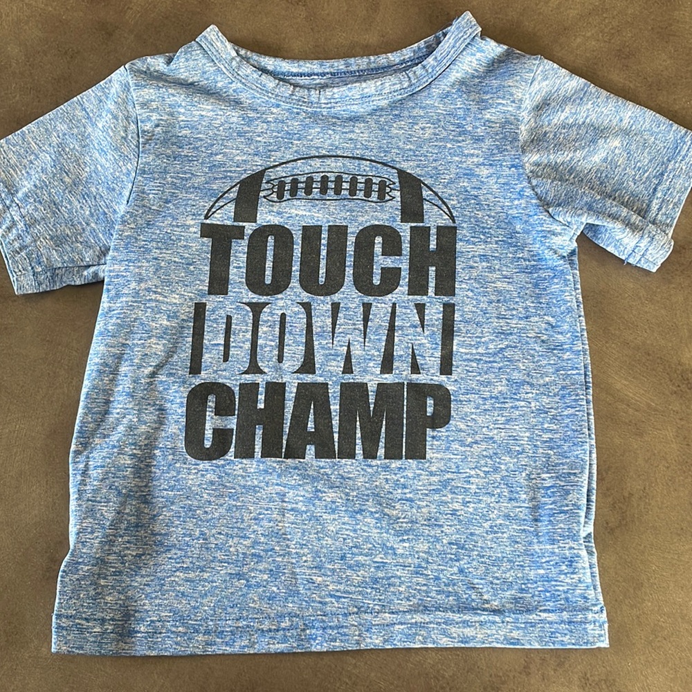 Football boy t-shirt « Touch down champ »